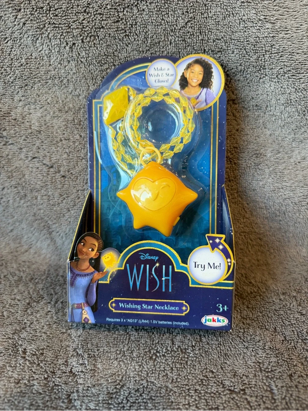 Disney Wish Wishing Star Necklace - Yellow